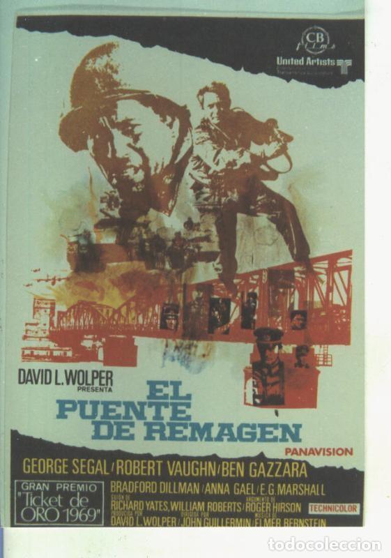 Cartes Postales: Foto cine 509: El puente de Remagen (George Segal-Robert Vaughn) - Varios