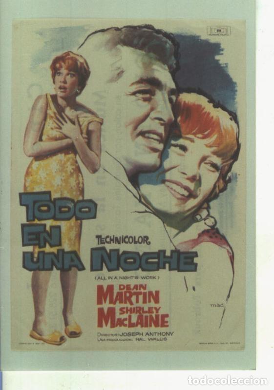 Cartes Postales: Foto cine 523: Todo en una noche (Dean Martin-Shirley MacLaine) - Varios