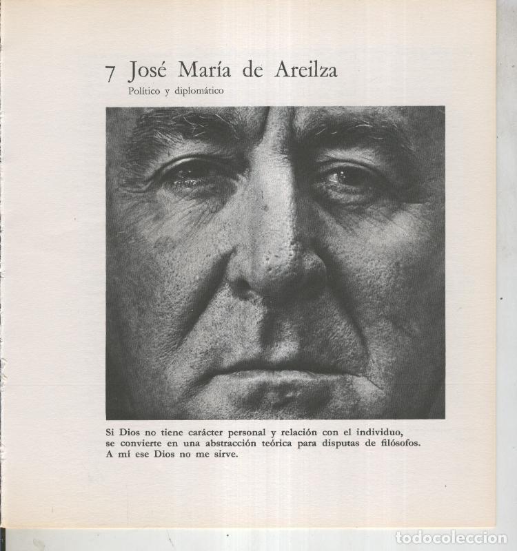 Cartes Postales: Ficha 007: Jose Maria de Areilza: Policito y diplomatico - Varios