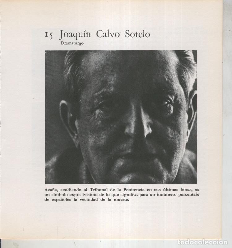 Cartoline: Ficha 015: Joaquin Calvo Sotelo: Dramaturgo - Varios