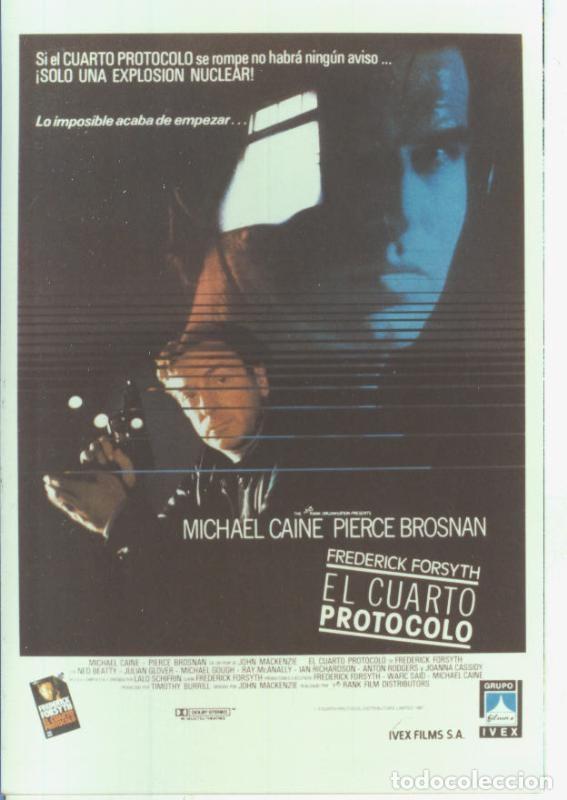 Postkarten: Foto cine 596: El cuarto protocolo (Michael Caine-Pierce Brosnan) - Varios