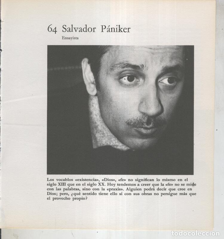 Cartoline: Ficha 064: Salvador Paniker: Ensayista - Varios