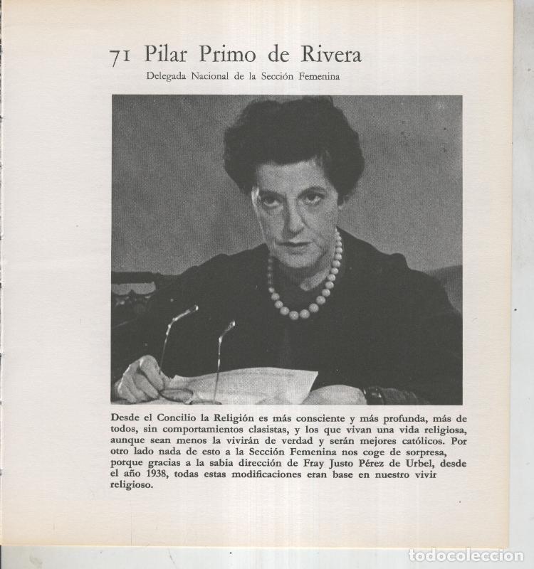 Postkarten: Ficha 071: Pilar Primo de Rivera: Delegada Nacional de la seccion femenina - Varios