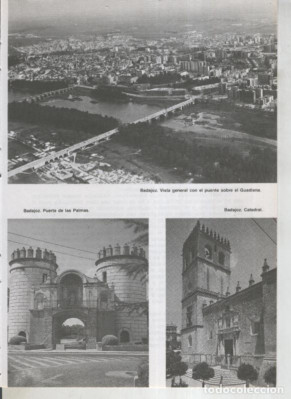 Postais: Viaje por Extremadura: Badajoz: Puerta de las palmas, catedral y - Varios