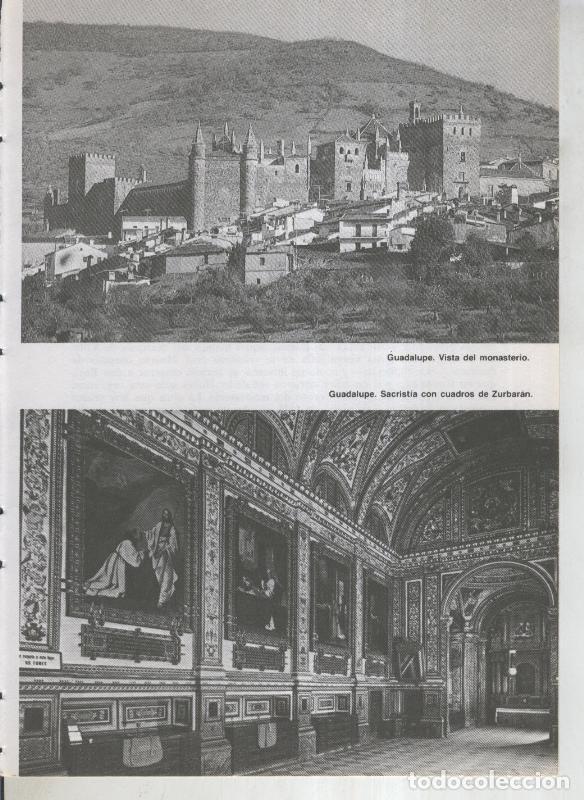 Postais: Viaje por Extremadura: Guadalupe: Monasterio y Sacristia con cuadros de Zurbaran - Varios