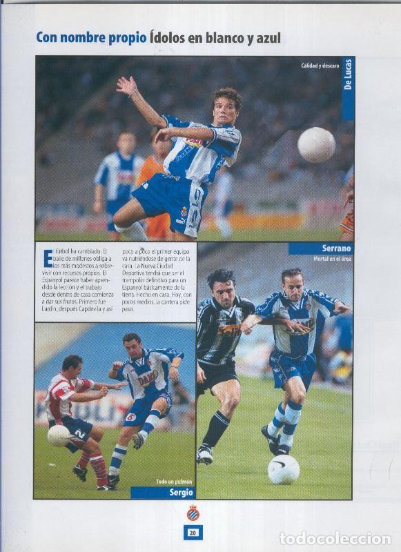 Postales: Espanyol Lamina 08: De Lucas, Sergio y Serrano - Varios