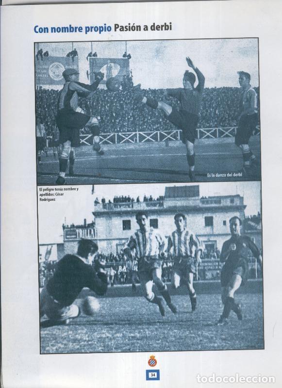 Postales: Espanyol Lamina 15: Derbi con Cesar Rodriguez entre otros - Varios