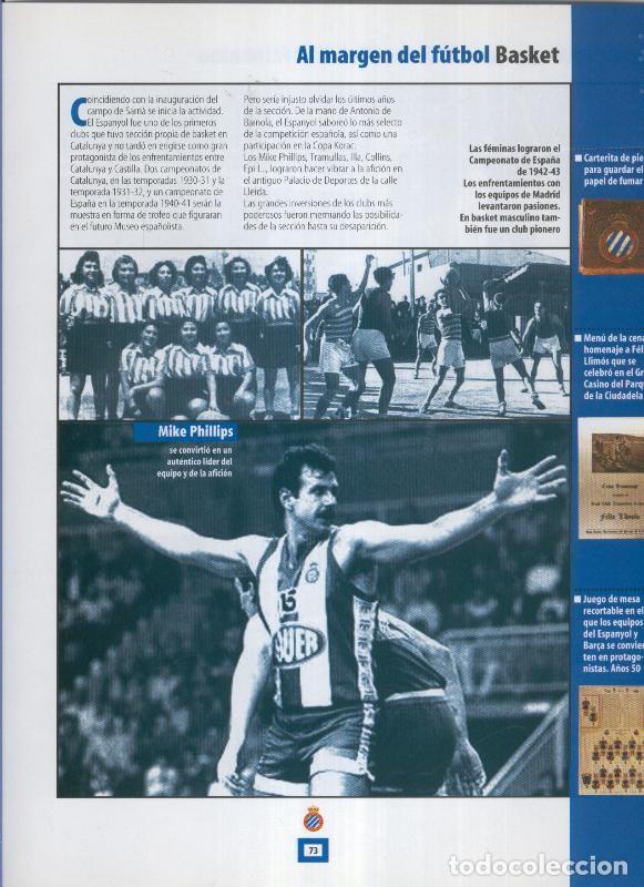 Cartoline: Espanyol Lamina 27: Seccion de Basket con Mike Phillips - Varios