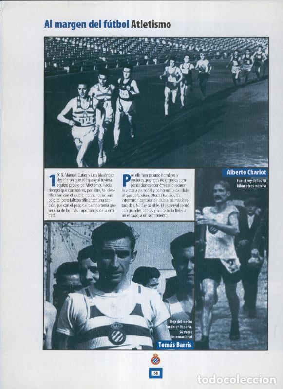 Postales: Espanyol Lamina 35: Seccion de Atletismo: Alberto Charlot, Tomas Barris - Varios