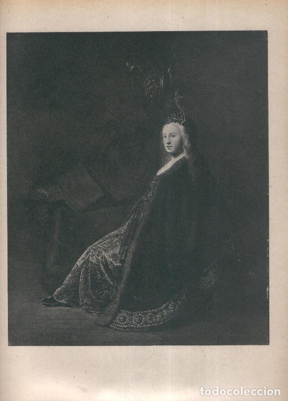 Cartoline: Rembrandt lamina 021: La sorella del astista como Minerva - Varios