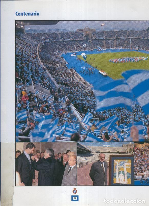 Postales: Espanyol Lamina 40: Centenario y fiesta en Montjuic - Varios