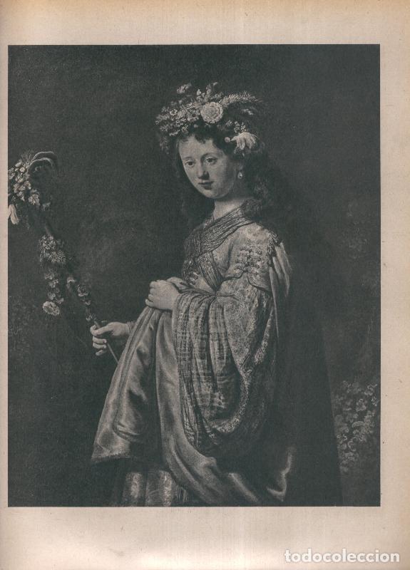 Postkarten: Rembrandt lamina 027: Giovinetta con fiori - Varios