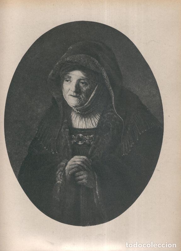 Postkarten: Rembrandt lamina 044: Retrato de la madre del artista - Varios