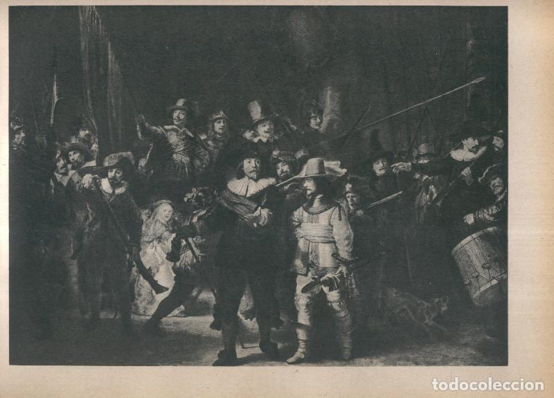 Postais: Rembrandt lamina 048: La ronda del Norte - Varios