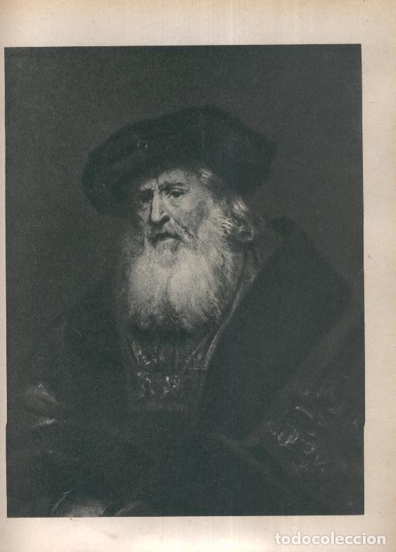 Postais: Rembrandt lamina 065: Retrato de un viejo - Varios
