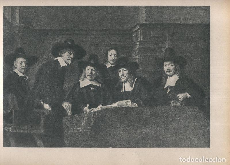 Postkarten: Rembrandt lamina 072: Sindicos dei drapieri - Varios