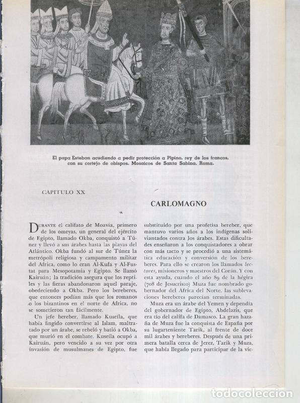 Postkarten: Historia del Mundo bloque 20: Carlomagno - Varios