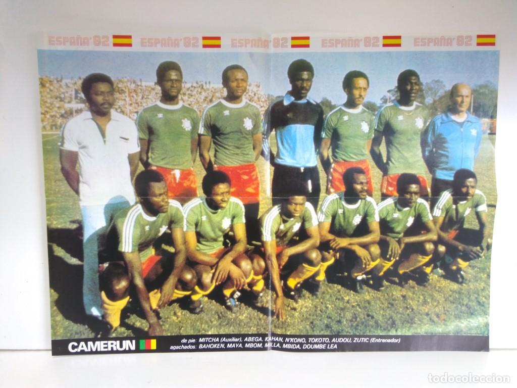 Postales: Poster Mundial 1982 numerado 14: Camerun - Varios