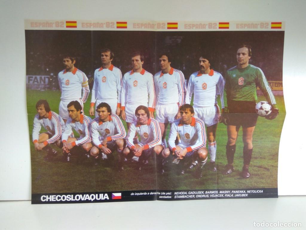 Postales: Poster Mundial 1982 numerado 10; Checoslovaquia - Varios