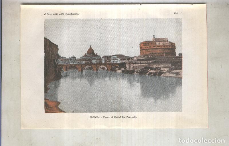 Postkarten: Lamina 01: Roma, ponte di Castel Sant Angelo - varios