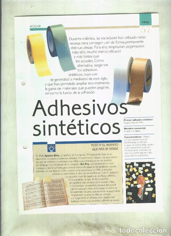 Cartoline: Adhesivos sinteticos: son 4 paginas y - varios