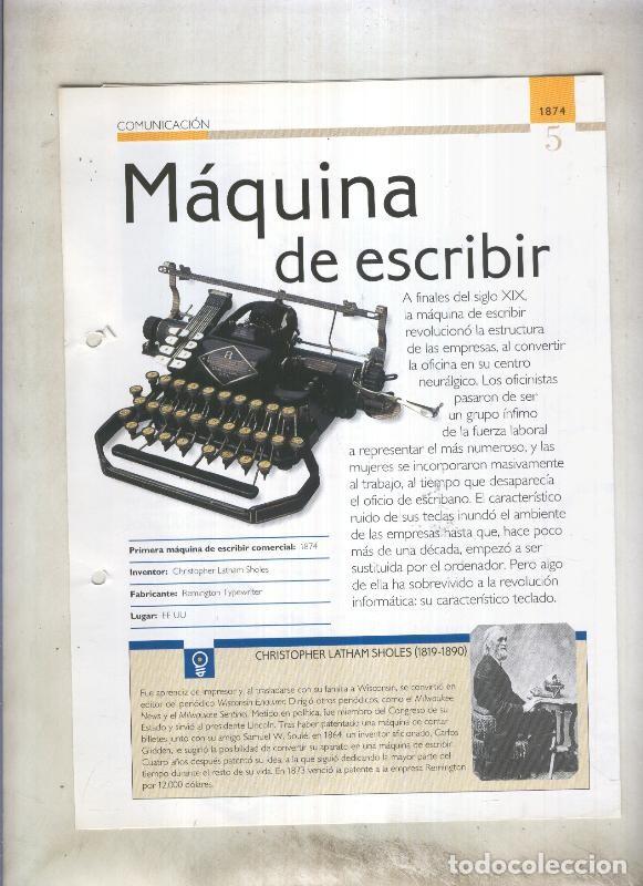 Postcards: Maquina de escribir: son 4 paginas y - varios