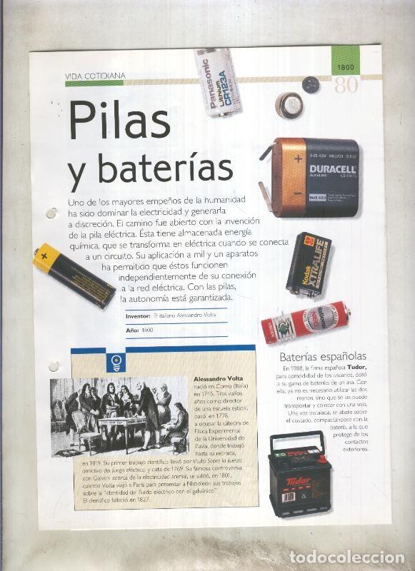 Postcards: Pilas y baterias: son 4 paginas y - varios