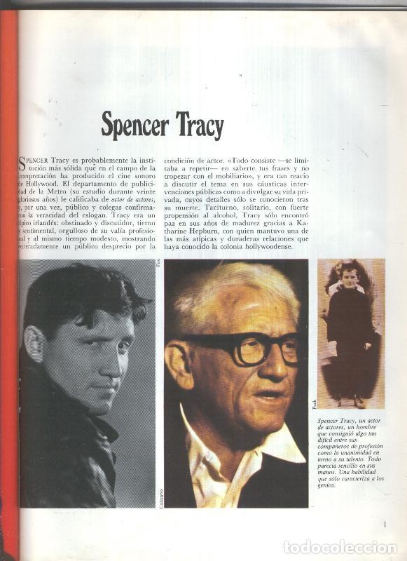 Postales: Spencer Tracy: 26 paginas, 54 fotos color y blanco/negro - varios