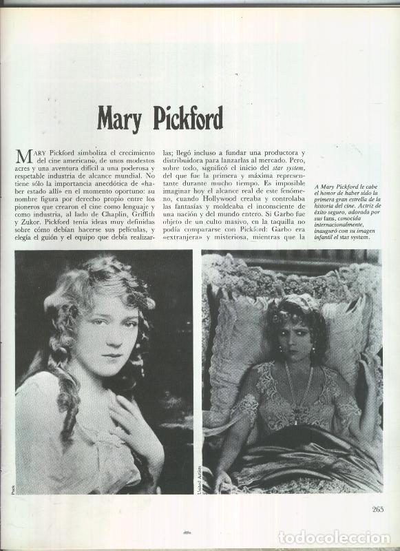 Postkarten: Mary Pickford: 19 paginas, 30 fotos color y blanco/negro (se&ntilde;al haber cogido humedad, papel - varios