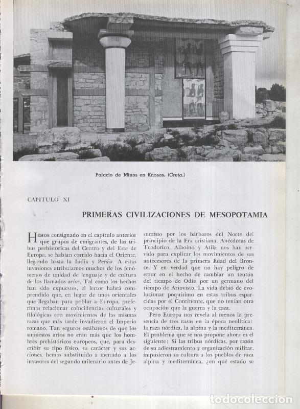 Postcards: Jose Pijoan: Historia del Mundo volumen 1, capitulo 11: Primeras civilizaciones de Mesopotamia - Va