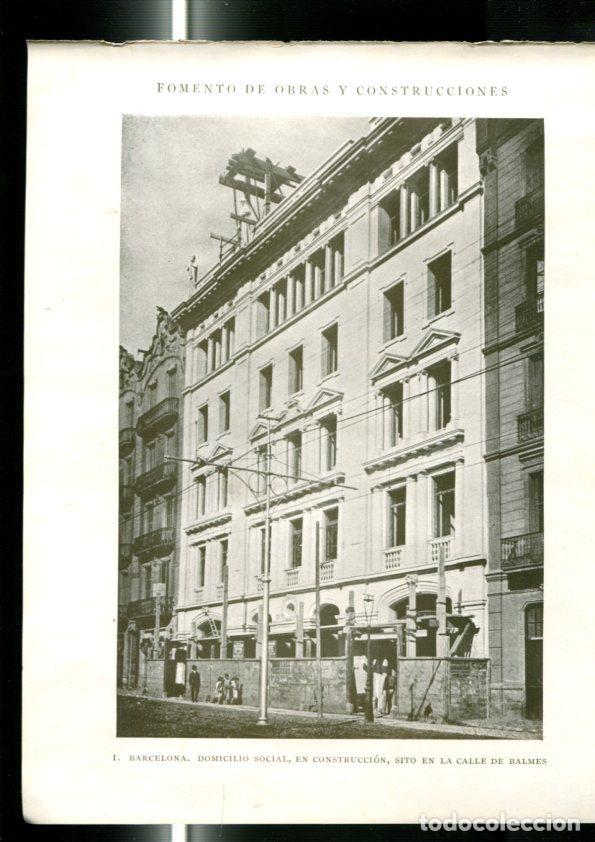 Postkarten: Fomento de Obras y Construcciones lamina 001/002: Barcelona - Varios