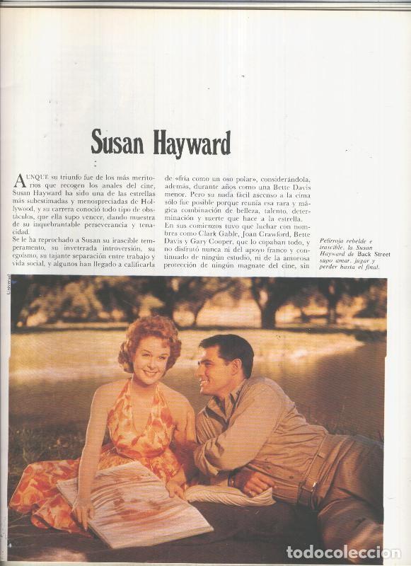 Cartoline: Susan Hayward: 19 paginas, 33 fotos color y blanco/negro - varios