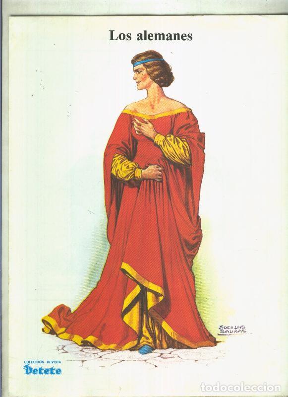 Cartoline: Jose Lus Salinas. Historia del Traje: Los alemanes, 1 hoja numerada a mano 4 - Varios
