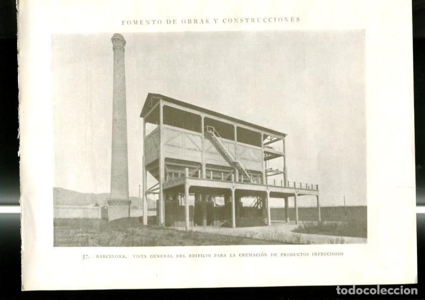 Postais: Fomento de Obras y Construcciones lamina 057/058: Barcelona - Varios