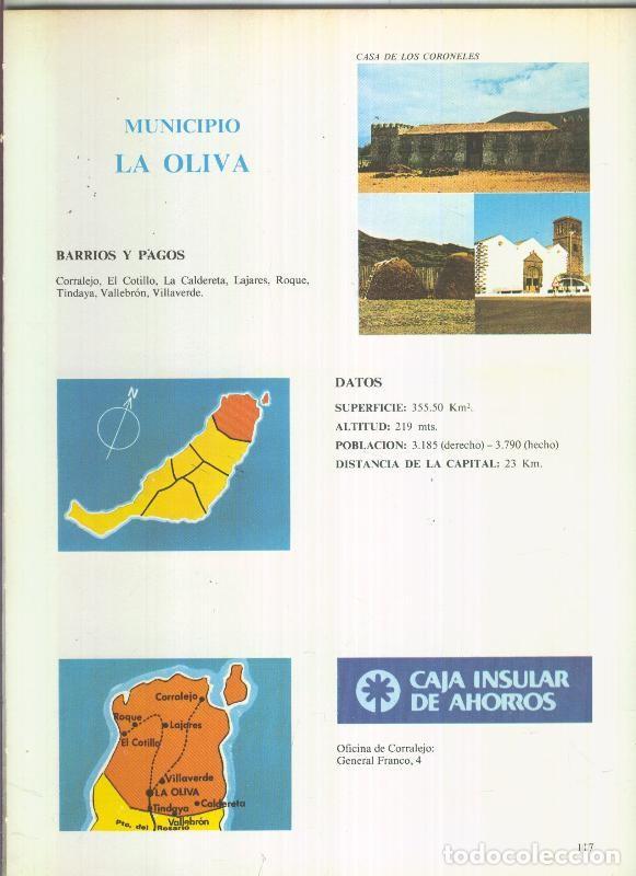 Postales: Municipio Canario de La Oliva : 4 paginas, 9 fotos color - varios