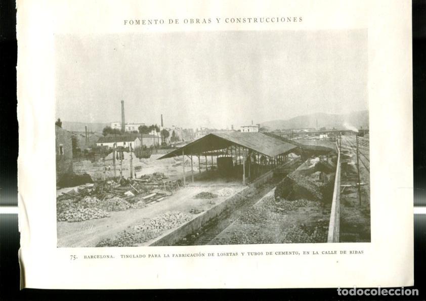 Postkarten: Fomento de Obras y Construcciones lamina 075/076: Barcelona - Varios