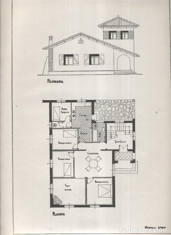 Cartoline: Planos modernos de Villas y Chalets modelo numero 19 - Varios