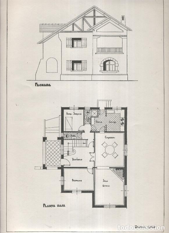 Cartoline: Planos modernos de Villas y Chalets modelo numero 25-25bis - Varios