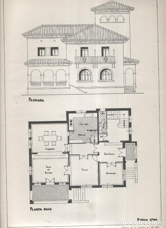 Cartes Postales: Planos modernos de Villas y Chalets modelo numero 48-48bis - Varios