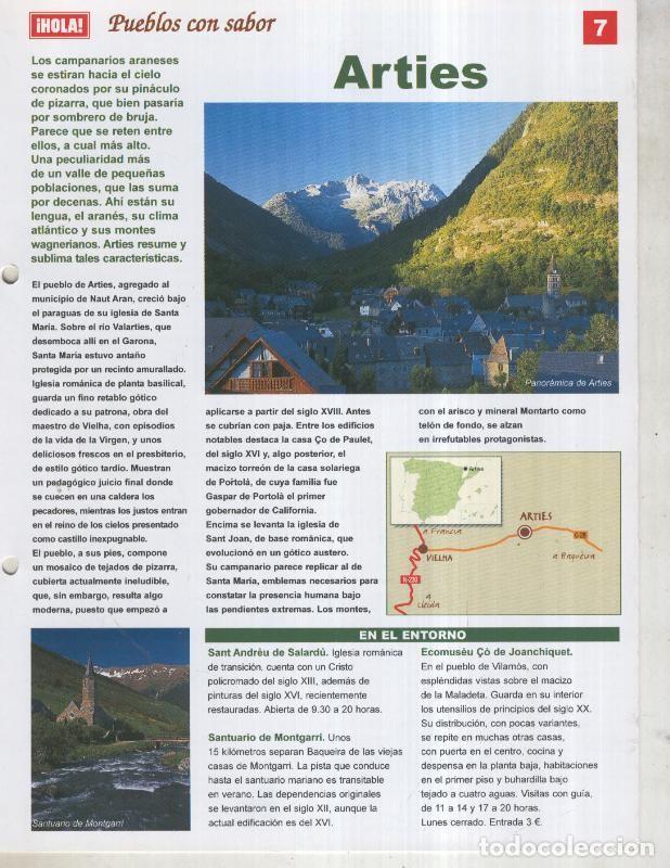 Postkarten: Guia HOLA de pueblos con sabor, ficha 07: Arties - Varios
