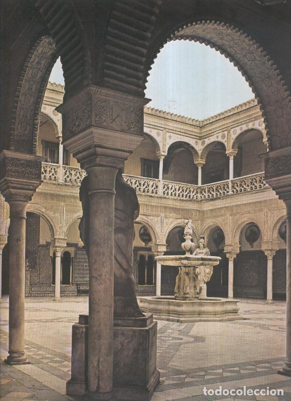 Postkarten: Album Grafico de Espa&ntilde;a lamina 05: Patio de la casa de Pilato, Sevilla - Varios