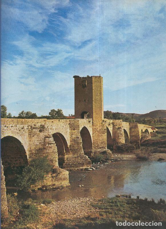 Postales: Album Grafico de Espa&ntilde;a lamina 32: Puente romano de Frias, Burgos - Varios