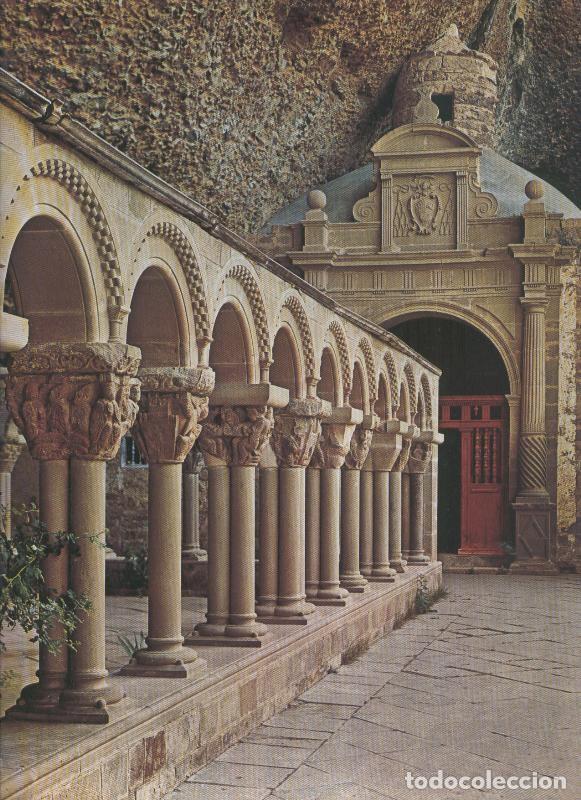 Postkarten: Album Grafico de Espa&ntilde;a lamina 44: Claustro de San Juan de la Pe&ntilde;a, Huesca - Varios