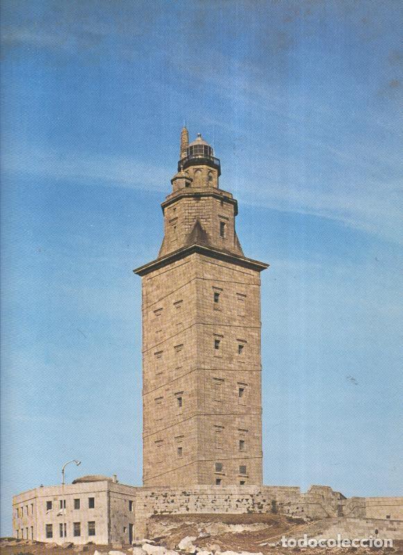 Postais: Album Grafico de Espa&ntilde;a lamina 53: Torre de Hercules, La Coru&ntilde;a - Varios