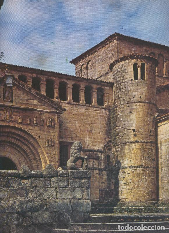 Postcards: Album Grafico de Espa&ntilde;a lamina 58: Colegiata de Santillana del Mar, Santander - Varios