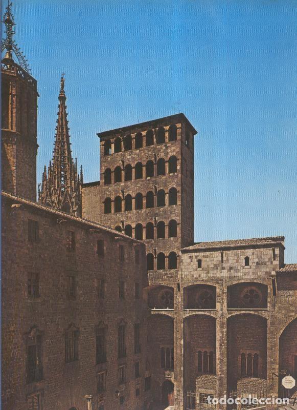 Postkarten: Album Grafico de Espa&ntilde;a lamina 79: Plaza del Rey, Barcelona - Varios