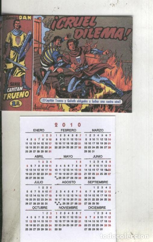 Postcards: Calendario bolsillo 2010: El Capitan Trueno portada numero 017 - Varios