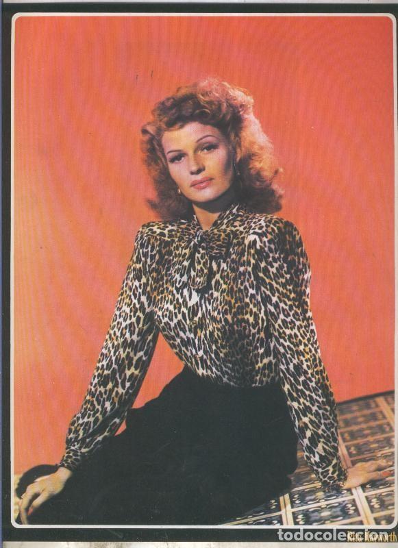 Postales: Galeria de estrellas lamina numero 029: Rita Hayworth - Varios