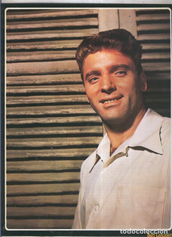 Postais: Galeria de estrellas lamina numero 118: Burt Lancaster - Varios