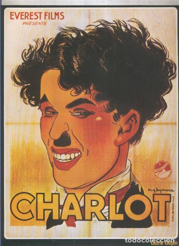 Cartes Postales: Galeria de estrellas lamina numero 091: Charlie Chaplin - Varios
